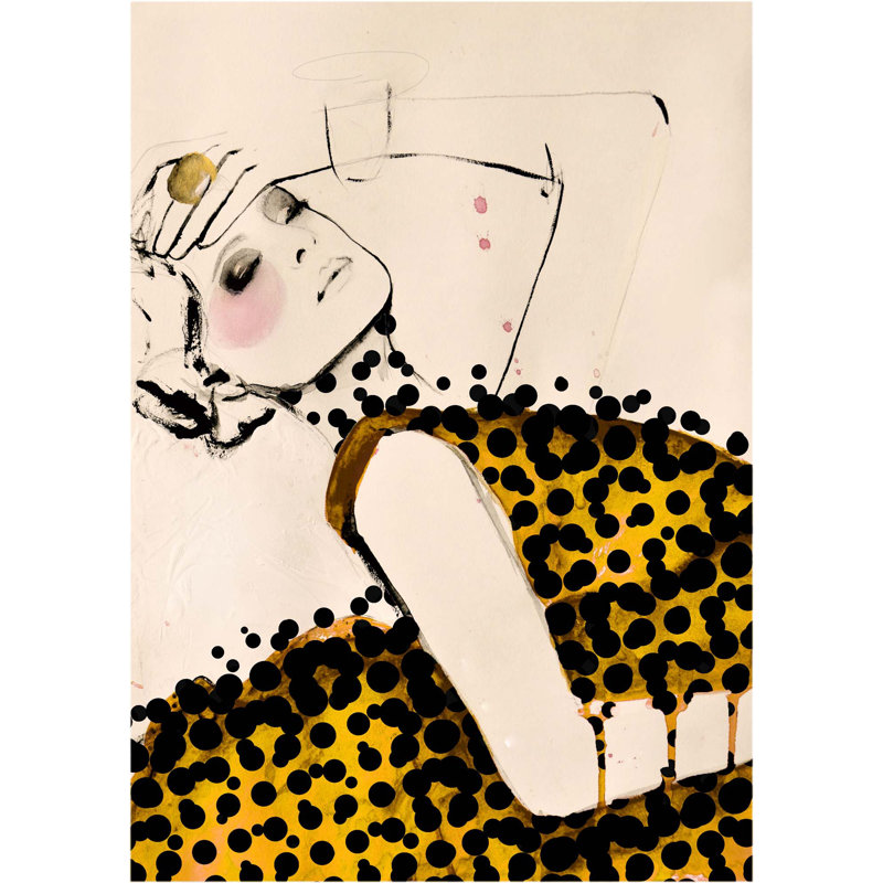 Current Print by Leigh Viner, 60" H x 42" W x 2" D