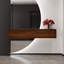 Meuble-lavabo de salle de bain, armoire flottante moderne en contreplaqué de 58 pouces, 3 tiroirs