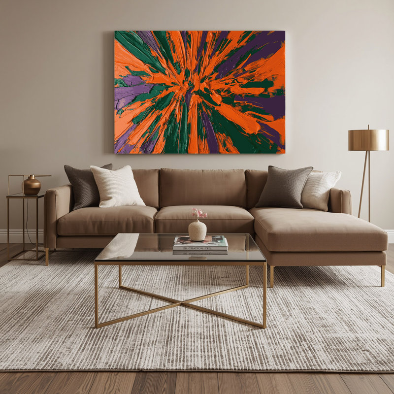 Art mural sur toile Neo Expressionism 42, H 8 po x l 10 po