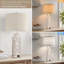 Ensemble de 2 lampes de table Tall Farmhouse Vintage