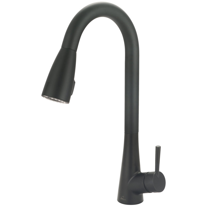 Olympia Faucets Touchless Kitchen Faucet, Matte Black