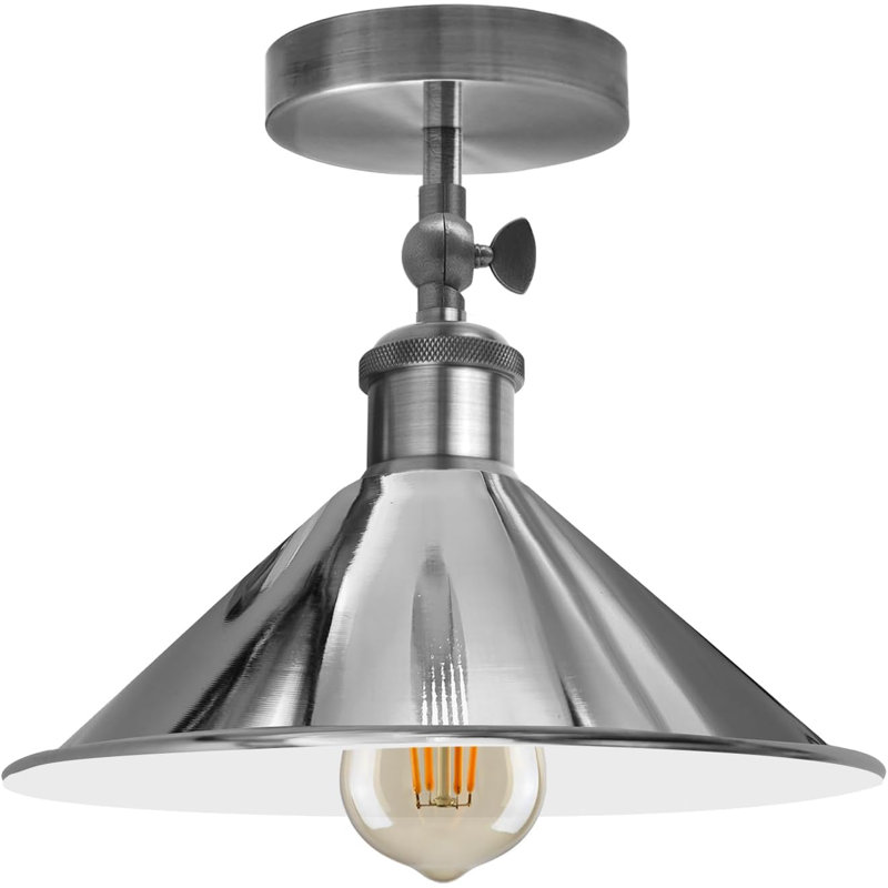 Boling Semi Flush Mount, Chrome