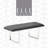 Elle Decor Remi Velvet Bedside Bench, Upholstered Ottoman, Easy Assembly-36518190