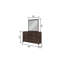Commode 6 tiroirs de style moderne en bois