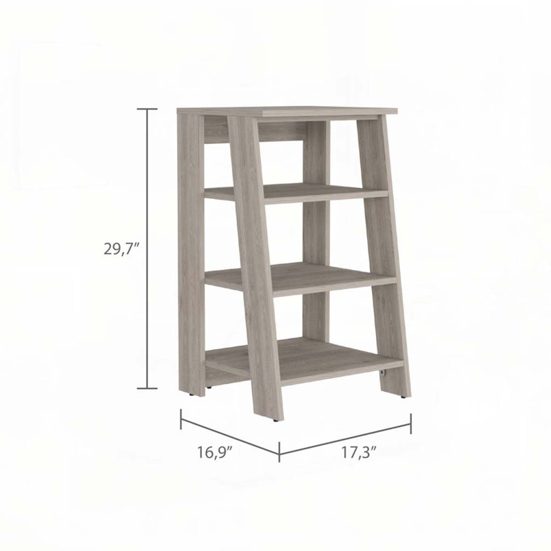Nashua 4-Shelf Linen Cabinet, Light Gray