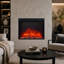 Rebrilliant Black Electric Fireplace Insert-852376870