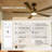 Raguel 52" 5-Blade Downrod Ceiling Fan with LED Light and Remote Control-788904124