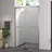 44 - 48"X76" Aluminum Frame Double Sliding Shower Door, 1/4" (6Mm) Clear Tempered Glass, Finished, Waterproof Design, Adjustable Size
