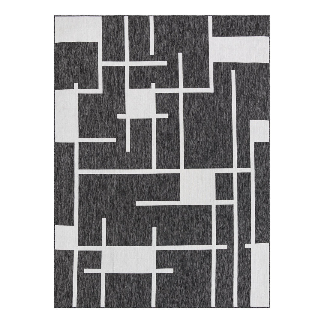 Geometric Indoor / Outdoor Rug Unique Loom Rug 