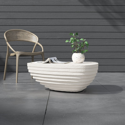Alcona Concrete Outdoor Coffee Table