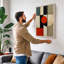 Abstraction Geometric - Wrapped Canvas-131764502-131764508