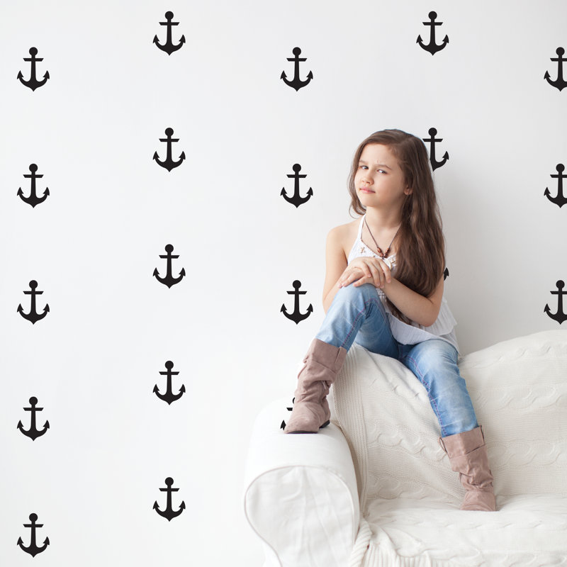 Nautical & Beach Wall Decal, Cream