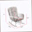 Cream White Teddy Rocking Armchair