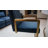 Tubo Brass Stainless Steel Upholstered Velvet Seat Counter Height Barstool with Arms-414311301