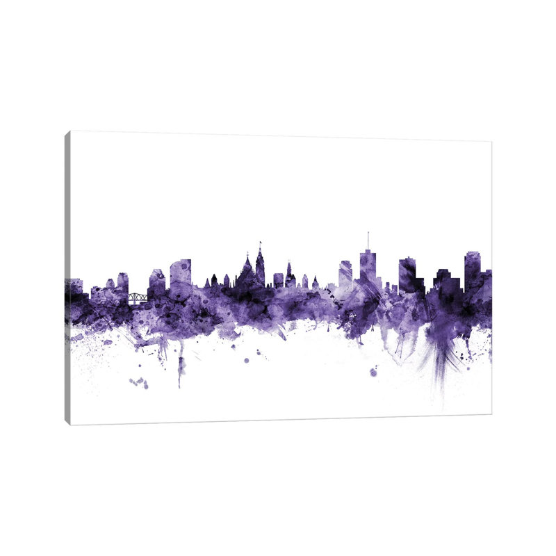 Ottawa, Canada Skyline by Michael Tompsett - Wrapped Canvas Gallery-Wrapped Canvas Giclée