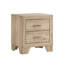 Table de chevet 2 tiroirs PB au fini naturel