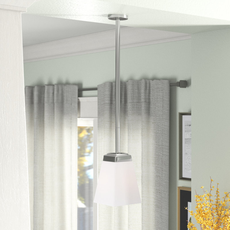 Nicte 1 - Light Single Pendant, Brushed Nickel