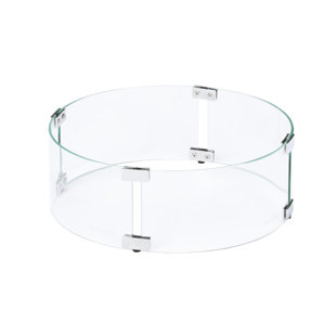 Round Fire Pit Wind Guard