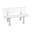 Banc de jardin 2 places en PVC résistant aux intempéries-16310068