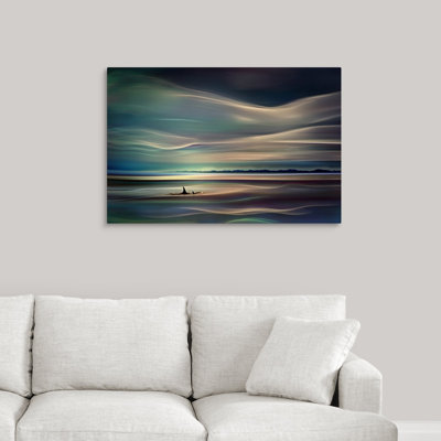 « orcas », impression sur toile