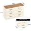 Arata Bedside Table And 6 Drawer Chest Bedroom Set-2081879523