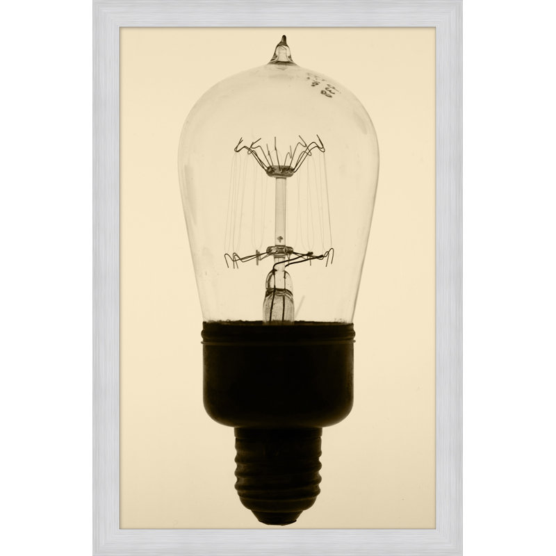Light 1 Print, Silver Framed