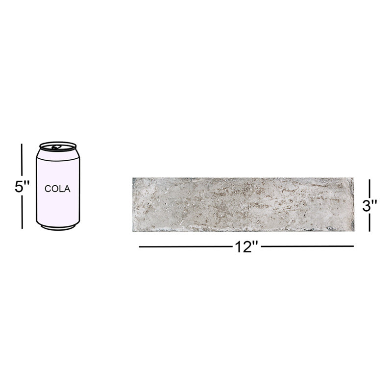 Alcazar 3" x 12" Porcelain Wall and Floor Tile, Efeso