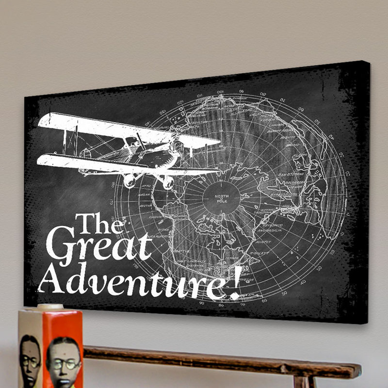 The Great Adventure - Wrapped Canvas Print, 30cm H x 45cm W x 3.81cm D