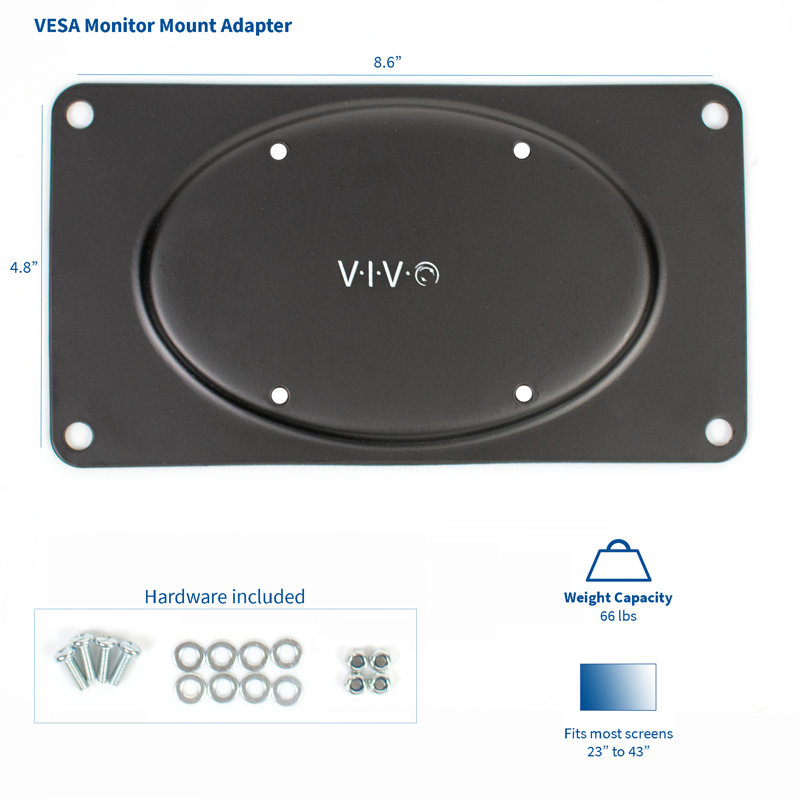 VESA Monitor Adapter 75x75mm to 200x100mm