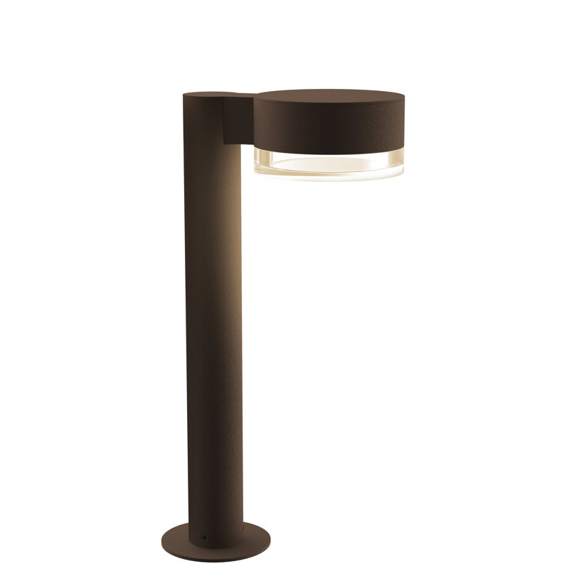 Borne d'éclairage en métal Reals, Bronze, H 16 po x l 5 po x P 7,75 po, Gelé