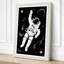 Astronaut in Space Minimalist - Wrapped Canvas-1616193099-1616193100