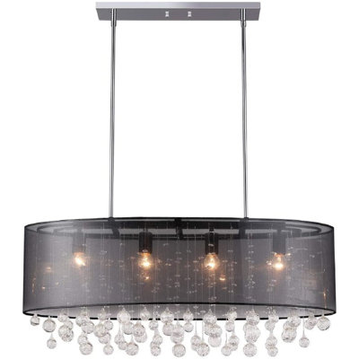 Lustre tambour 4 lumières Galle