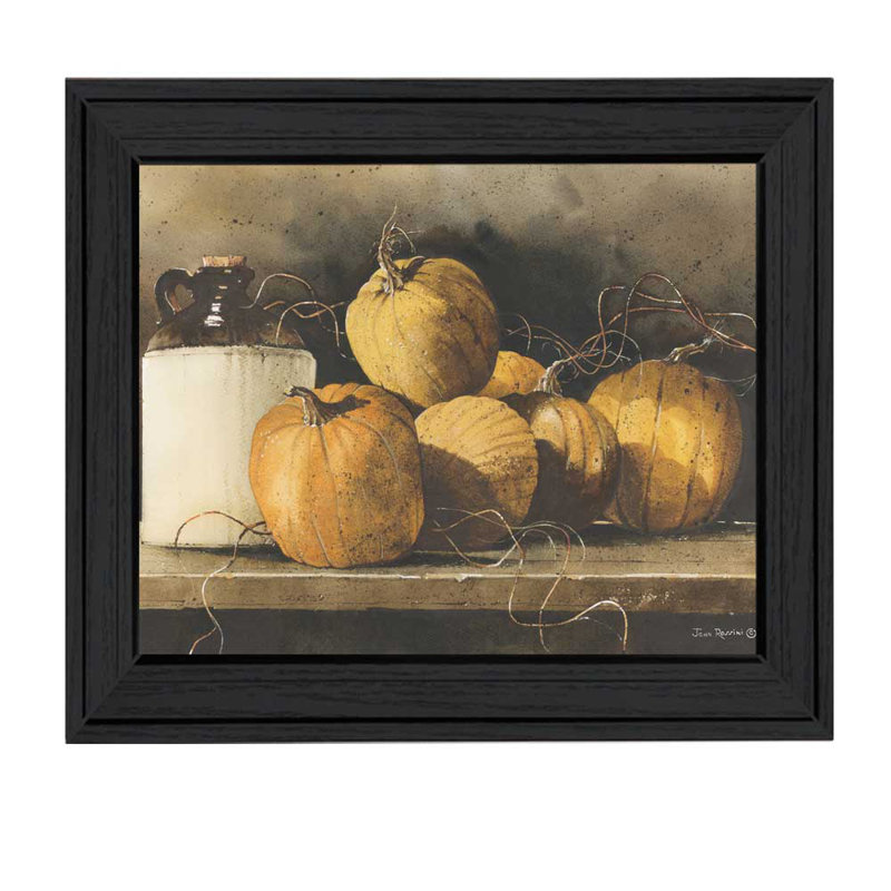 «Jugs and Pumpkins», art mural encadré pour le salon et la maison par John Rossini