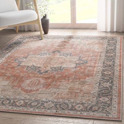 Kehr Paris Vintage Oriental Persian Red Flat-Weave Rug