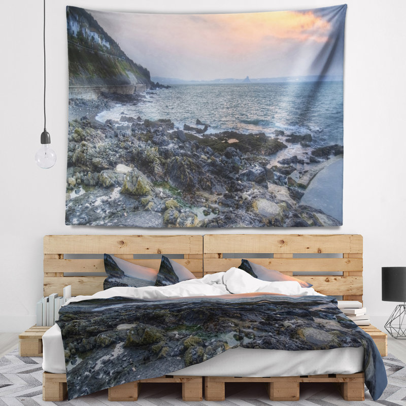 Tapisserie de soleil foncé shore, H 32 po x l 39 po
