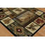 Tapis brun et beige de style Sud-Ouest-26956488