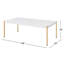 Table basse rectangulaire
