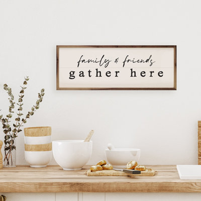 Family And Friends Gather Here White