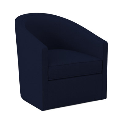 Archer Upholstered Swivel Barrel Chair