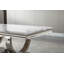 Table basse Coutee L 47 po avec base à double piédestal et plateau en marbre-731732509-731732511