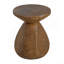 Table d'appoint en bois pour patio Patti MGO, finition grain de bois, ensemble de 1