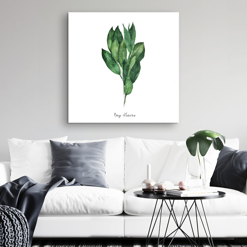 Bay leaves bundle -en - 32"x32" art on canvas