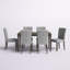 Ensemble repas pour 6 personnes Alixandria