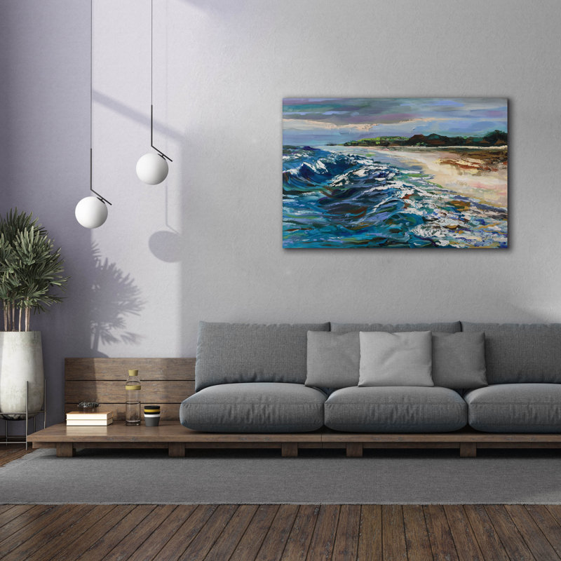 «Rough Surf» par Jeanette Vertentes, H 40 po x l 60 po x P 1,5 po