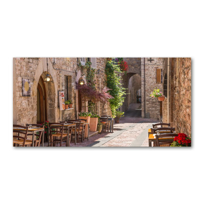Italian Street - Wrapped Canvas Print