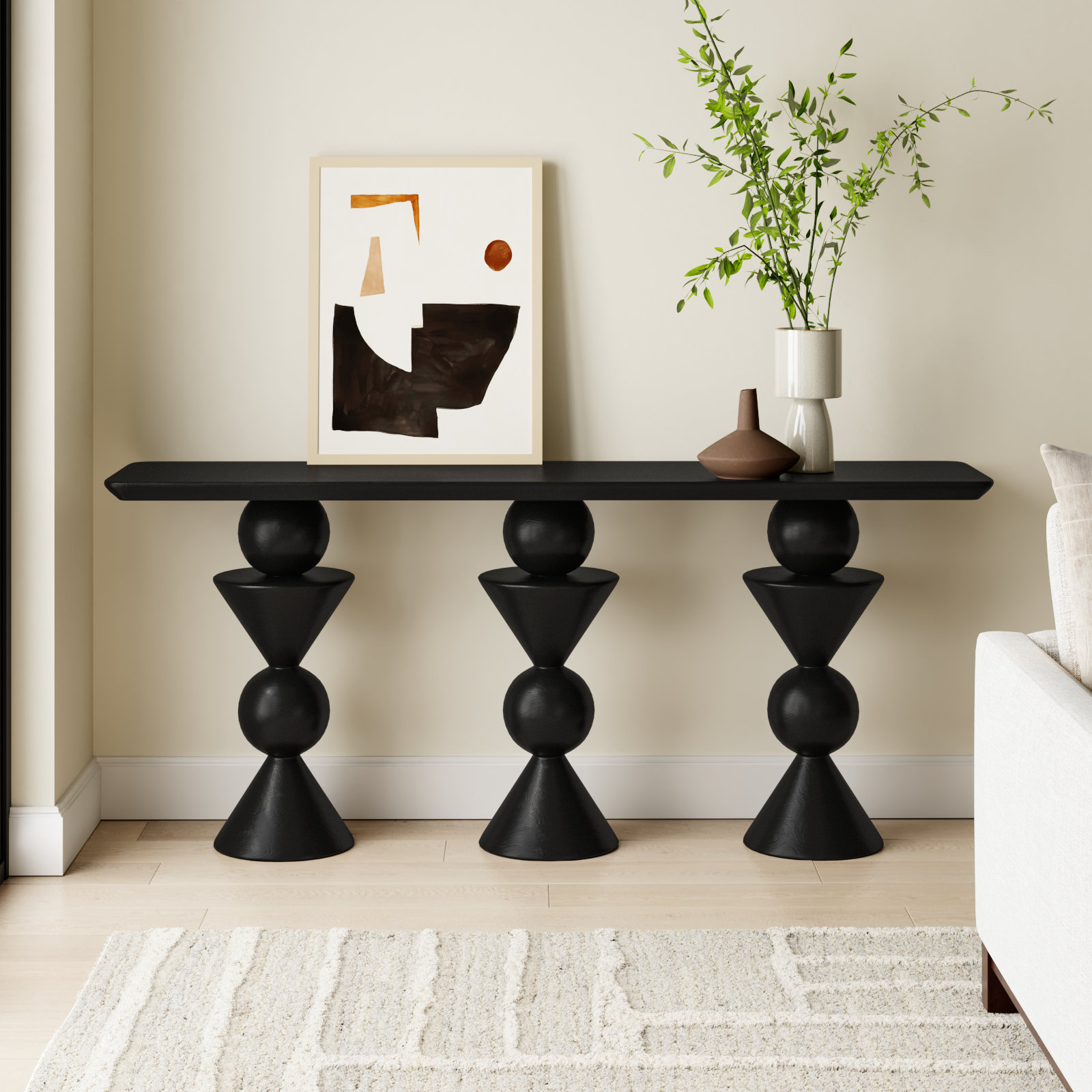 Orchid 68'' Solid Wood Console Table