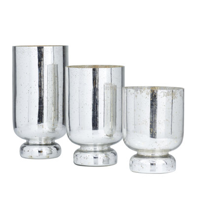 Uvalda 11.95'' H Glass Tabletop Hurricane