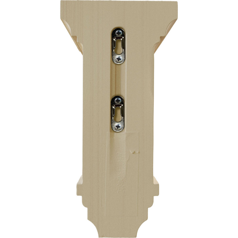 Corbeau Jefferson Wood, H 10 po x l 5 po x P 5,75 po, Hévéa