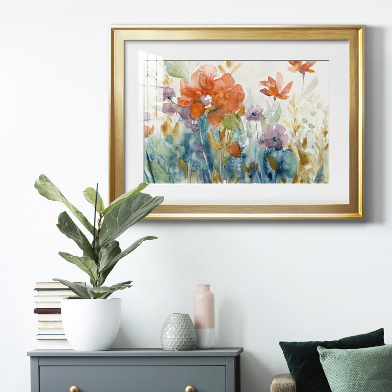 «Timeless Gardens», reproduction encadrée de qualité supérieure - prête à être accrochée, H 26,5 po x l 36,5 po x P 1 po