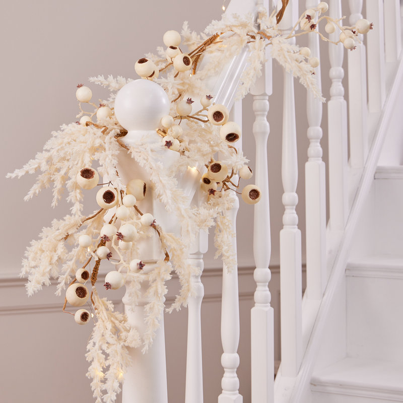 150cm Lighted Faux Garland with Lights
